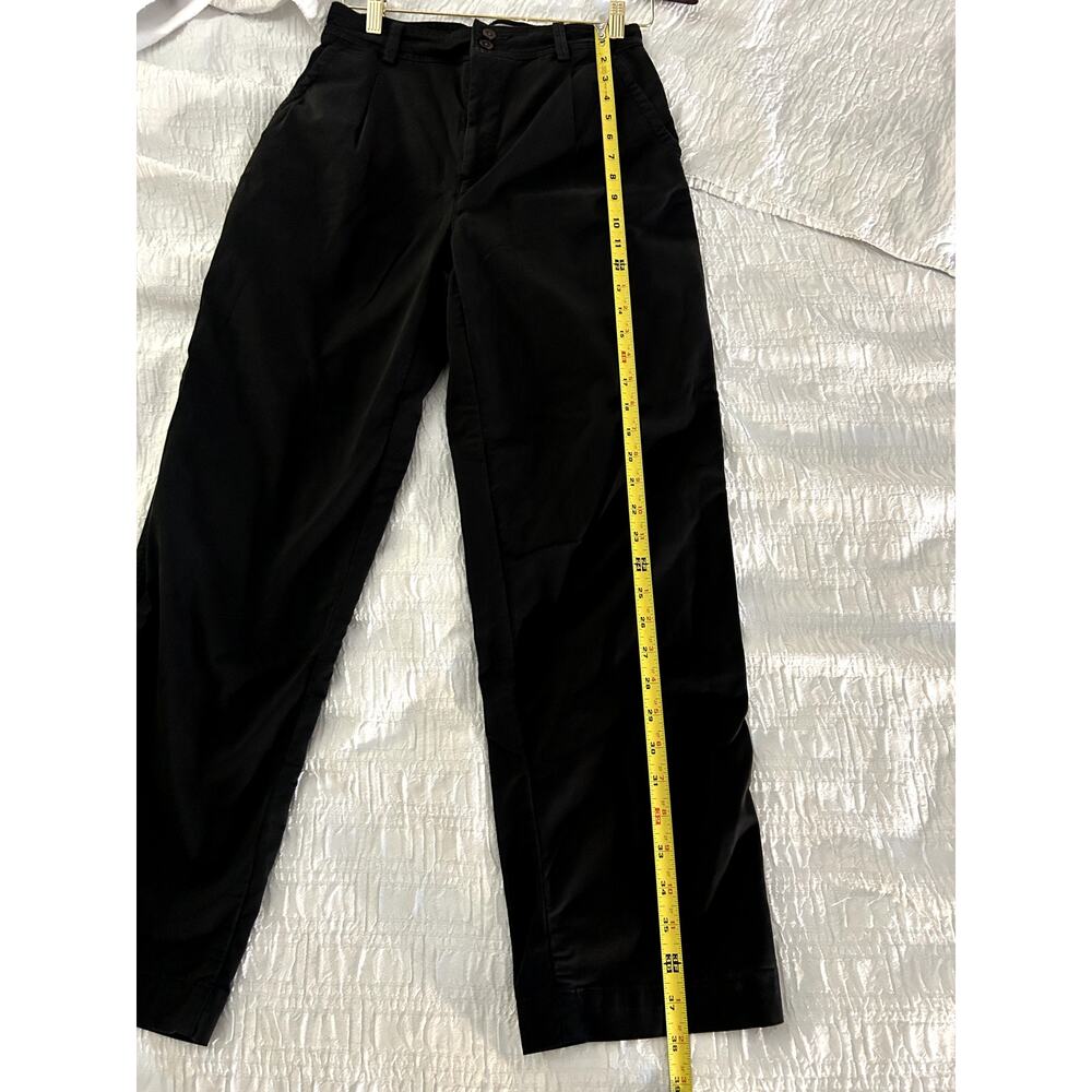 Everlane Wide- Leg Pants  Black Cargo Pants Size 2 - Picture 3 of 5